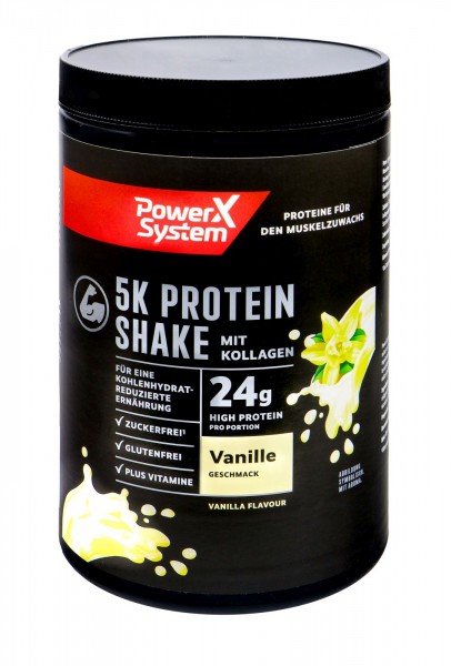 Power System 5K Protein Shake Vanille, 360 g