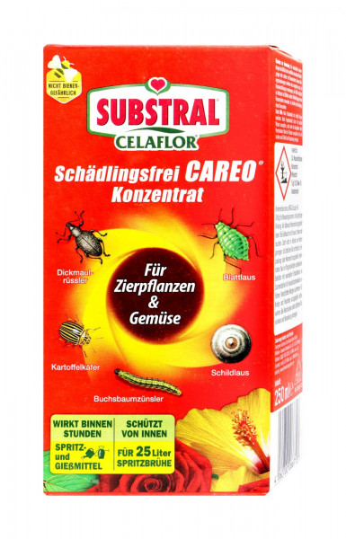 Substral CF Careo Schädlingsfrei Konzentrat Zierpflanzen+Gemüse, 250 ml