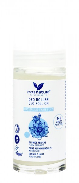 Cosnature Deo Roller Wasserlilie, 50 ml