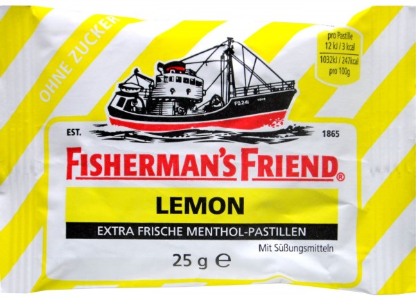 Fisherman's Friend Lemon Zuckerfrei, 25 g