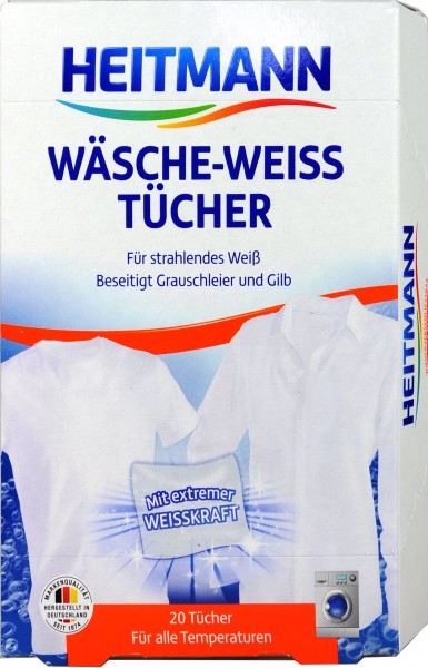 Heitmann Wäsche Weiß Tücher, 20 er