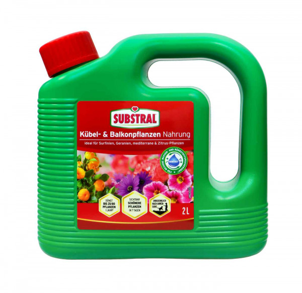 Substral Kübel und Balkonpflanzen Nahrung, 2 l