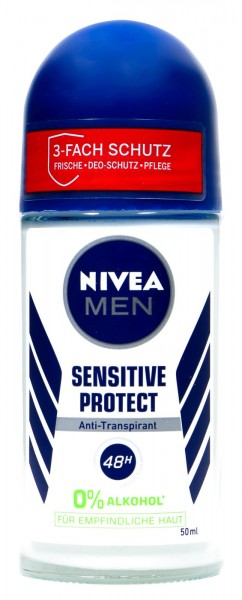 Nivea Men Roll-On Sensitive Protect, 50 ml