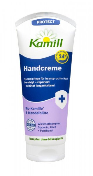 Kamill Hand und Nagelcreme Protect Kamille & Mandelblüte, 100 ml