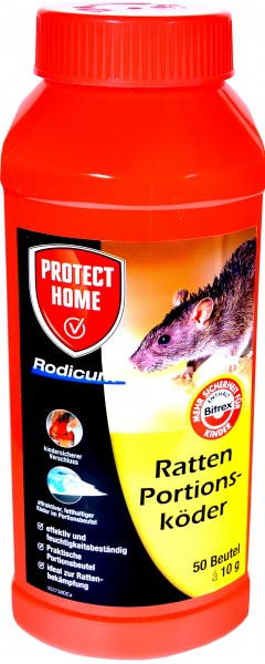 Protect Home Rodicum Ratten Portionsköder, 500 g