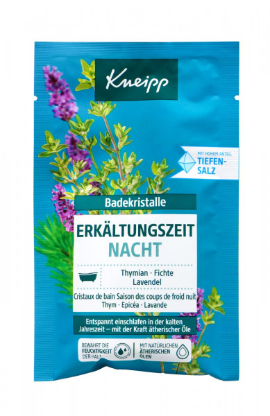 Kneipp Badekristalle Erkältungszeit Nacht, 60 g