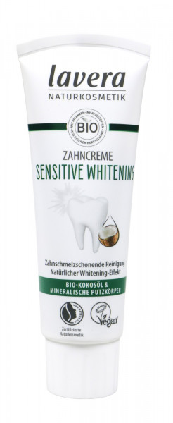 Lavera Zahncreme Sensitive Whitening, 75 ml