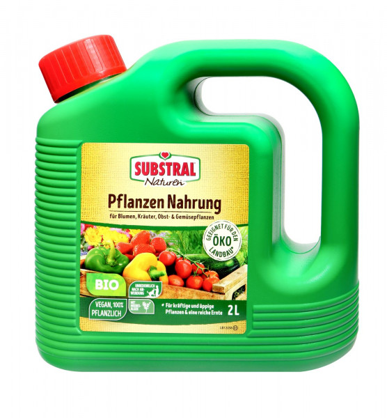 Substral Bio Pflanzennahrung Balkon und Terrassen, 2,0 l