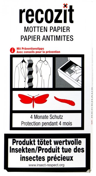 Recozit Mottenpapier Doppel