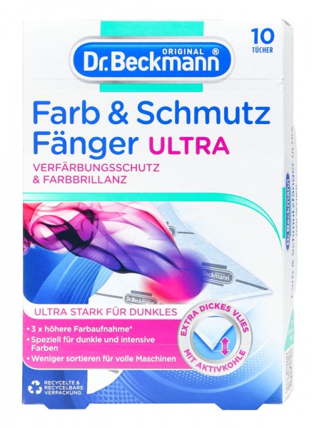 Dr. Beckmann Farb & Schmutz Fänger dunkle Wäsche, 10 er