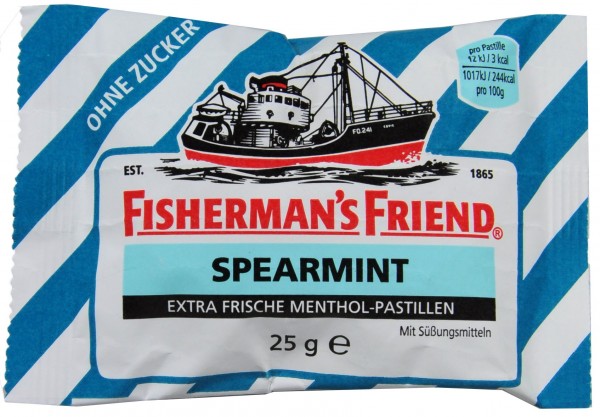 Fisherman's Friend Spearmint Zuckerfrei, 25 g