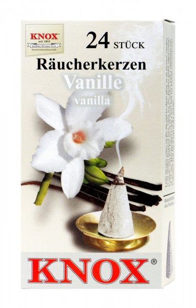 Knox Räucherkerzen Vanille, 24 er