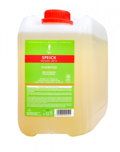 Speick Natural Aktiv Shampoo Glanz + Volumen, 5,0 l