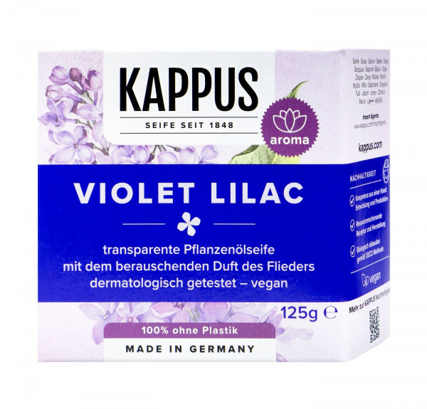 Kappus Seife Violet Lilac, 125 g