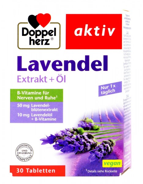 Doppelherz Lavendel Extract und Öl, 30 er