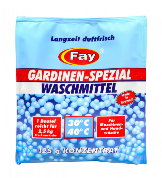 Fay Gardinen Spezial Waschmittel, 125 g