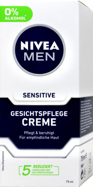 Nivea Men Gesichtspflege Creme Sensitiv, 75 ml