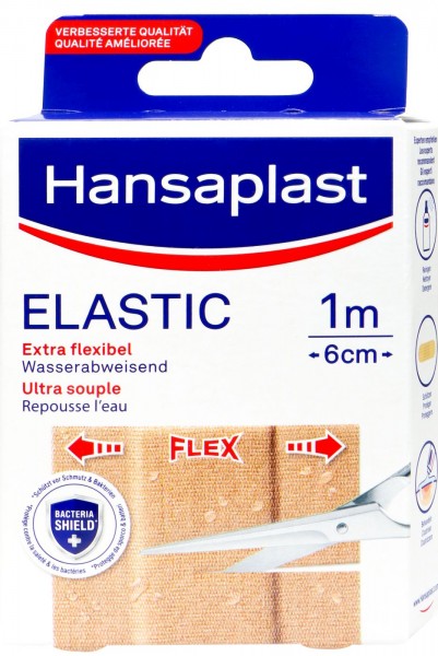 Hansaplast Elastic 1 cm : 6 cm, 1 er