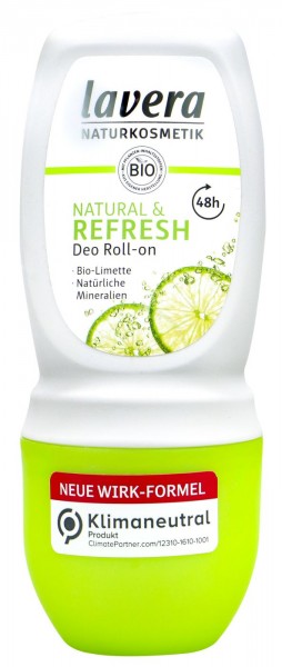 Lavera Deo Roll-On Limette Natural & Refresh, 50 ml