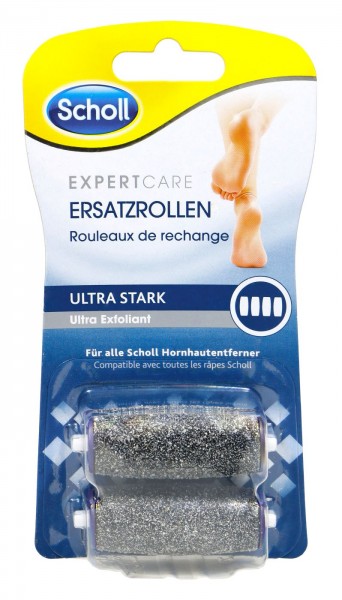 Scholl Velvet Smooth Pedi Ersatzrollen ultra stark, 2 er