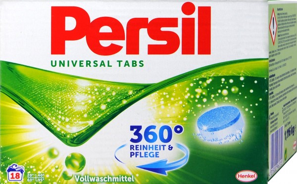 Persil Universal - Tabs 18 Wäschen, 1,116 kg