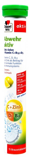 Doppelherz Abwehr Aktiv Brausetabletten, 15 er