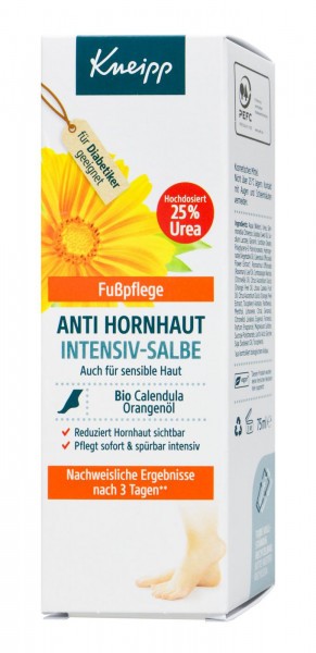 Kneipp Anti-Hornhaut Salbe Intensiv, 75 ml