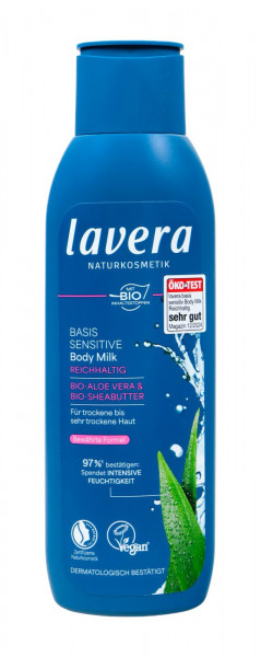 Lavera Basis Sensitive Body Milk Reichhaltig, 250 ml