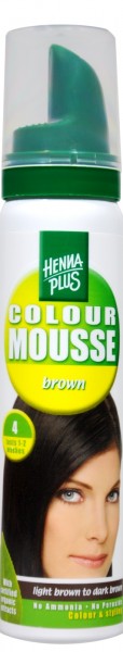 Hennaplus Colour Mousse Braun, 75 ml