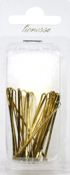 Haarklemme Gold 4,5 cm, 24 er