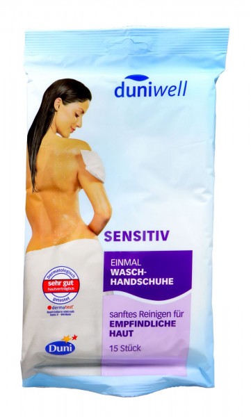 Duniwell Waschhandschuh sensitive, 15 er