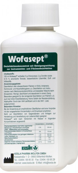 Wofasept Desinfektionsmittel, 250 ml