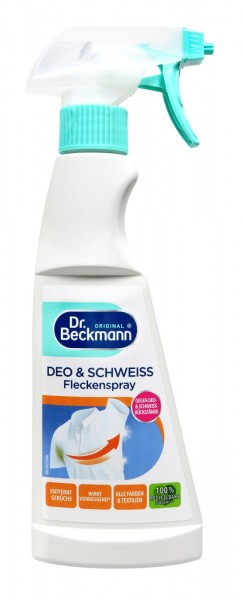 Dr. Beckmann Fleckenspray Deo und Schweiß, 250 ml