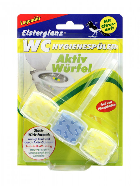 Elsterglanz WC Aktiv Würfel Citrusduft, 1 er