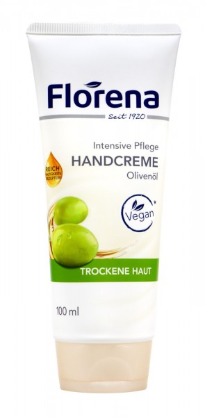 Florena Handcreme Olivenöl Tube, 100 ml