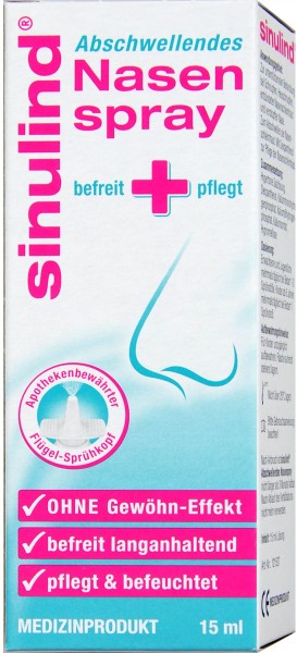 Sinulind Abschwellendes Nasenspray, 15 ml