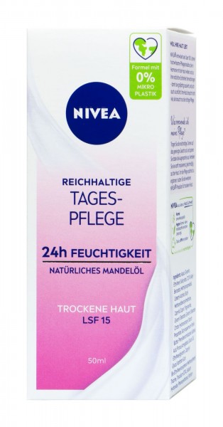 Nivea Visage Reichhaltige Tagescreme LSF15, 50 ml