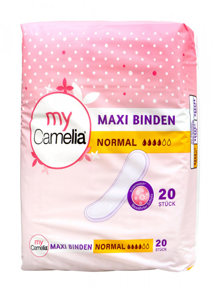 Camelia Maxi Binde Normal, 20 er