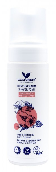 Cosnature Duschschaum Hibiskusblüte, 150 ml