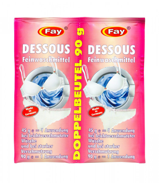 Fay Dessous Feinwaschmittel Doppelbeutel, 90 g
