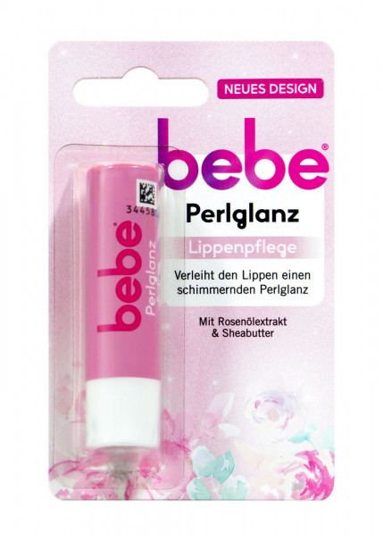Bebe Lippenpflege Perlglanz mit Rosenölextrakt, 4,9 g