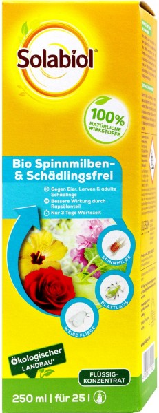 Solabiol Bio Spinnmilben- und Schädlingsfrei, 250 ml