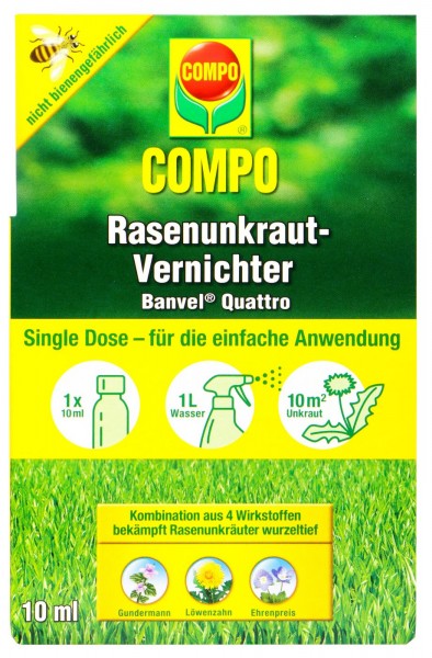 Compo Rasenunkraut-Vernichter Banvel Quattro, 10 ml