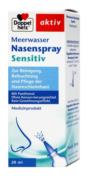 Doppelherz Meerwasser Nasenspray mit Panthenol, 20 ml