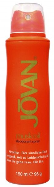 Jovan Musk Oil Deo Spray, 150 ml