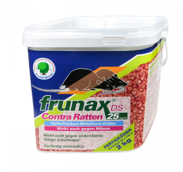 Frunax DS Contra Ratten 25 ppm Eimer, 2 kg