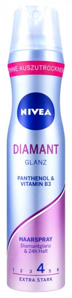 Nivea Haarstyling Spray Diamant Glanz, 250 ml