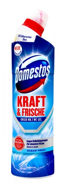 Domestos Aktiv Kraft WC Gel Ocean, 750 ml