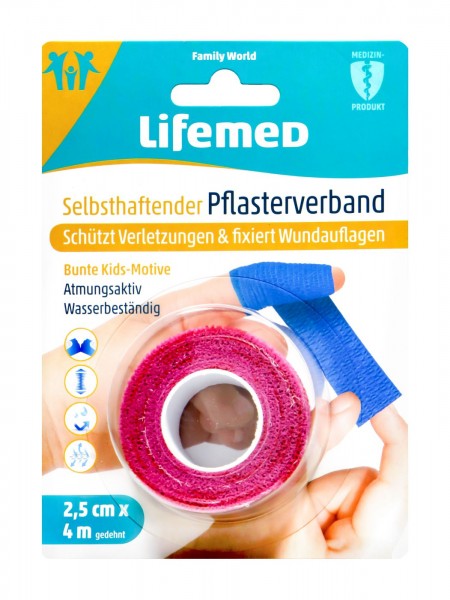 Lifemed Pflaster Verband selbsthaftend, 4 er