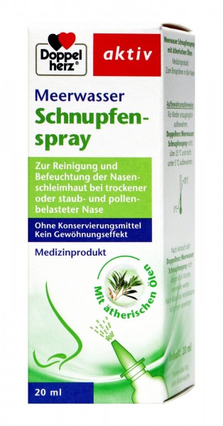 Doppelherz Meerwasser Schnupfensrpay, 20 ml